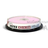 Диск MIREX DVD+RW 4,7 Гб 4X Cake box 10 (10/300)