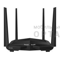 Двухдиапазонный  гигабитный AC роутер Tenda AC10, 1200Мбит/с, 4*5дБи антенны, MU-MIMO, Beamforming+, 3 Гигабитных LAN порта, 1 WAN GE порт Двухдиапазонный  гигабитный AC роутер Tenda AC10, 1200Мбит/с, 4*5дБи антенны, MU-MIMO, Beamforming+, 3 Гигабитных LAN порта, 1 WAN GE порт