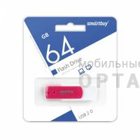 Флешка USB 64 Гб Smartbuy  Diamond  розовый Флешка USB 64 Гб Smartbuy  Diamond  розовый