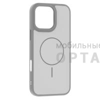 Чехол Matte Case MagSafe с защитой камеры в техпаке, iPhone 13/14, Silver