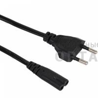 Кабель для аудио-видео техники IEC-320-C7, 2-pin 1,8m ,черный, iOpen<ACE023-1.8M> (1/120)