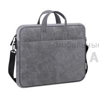 Сумка для ноутбука DEFENDER Solid  15.6" PU кожа, карман, серый (1/30) Сумка для ноутбука DEFENDER Solid  15.6" PU кожа, карман, серый (1/30)